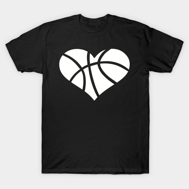 Basketball heart T-Shirt by Designzz